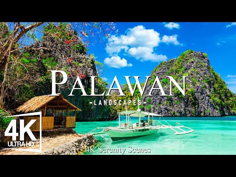 Palawan 4K - Pristine Beaches, Turquoise Waters, and Stunning Tropical Paradise | 4K UHD