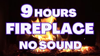 9h most satisfying fireplace loop - no sound - enjoy & subscribe 🔥