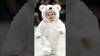 Cute baby animal fashion show🦁#cutebaby #babyfasion #babyfashionista #aibaby #aifashionshow #cute