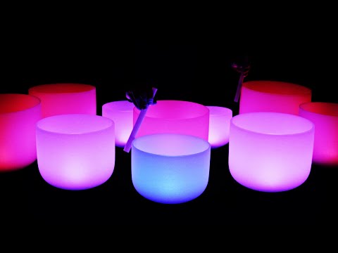 Crystal Bowls Deep Sleep & Chakra Healing Release Tension 432Hz Sound Bath