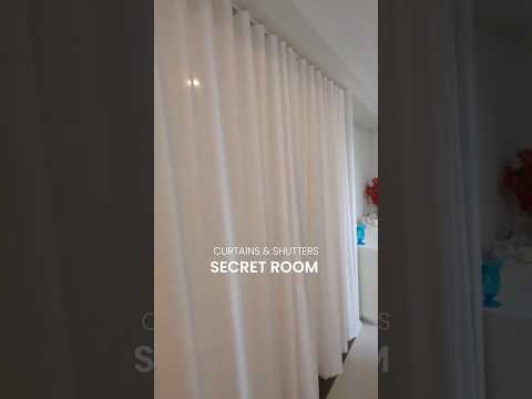 Secret room 🤫 | Shutters & Curtains #windowfurnishings