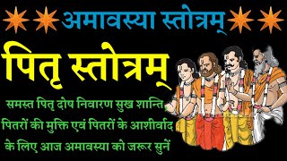 Amavasya|| अमावस्या स्तोत्रम्|| पितृ स्तोत्र|| Pitru Stotra||पितृ मोक्ष एवं पितृ दोष निवारण