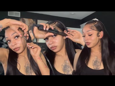 hair vlog: my favorite install! | *new* ready to go pre-styled frontal wig ft. alipearl hair