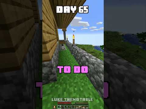 100 Days - [Minecraft Shorts] - Day 65 #minecraft #100days