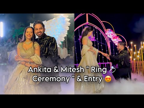 Ankita & Mitesh “Ring 💍Ceremony” 😍 - Sangeet Vlog | Engagement ring Missing 😂 |Aditya Satpute vlogs