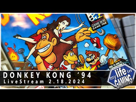 Donkey Kong '94 (Super Game Boy) :: LIVE STREAM