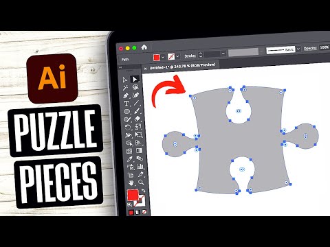 How To Draw Interlocking Puzzle Pieces In Illustrator