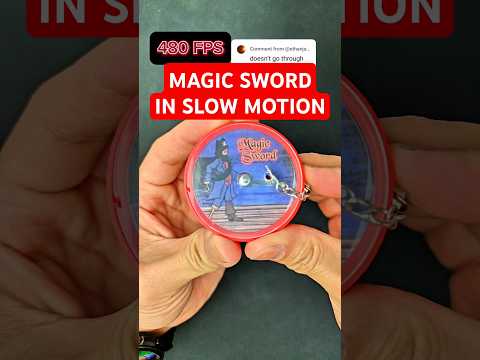 Magic Sword Toy in slow motion