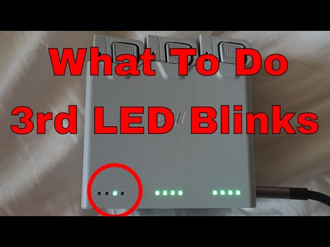 What To Do If LED 3 is blinking when charging DJI drone battery