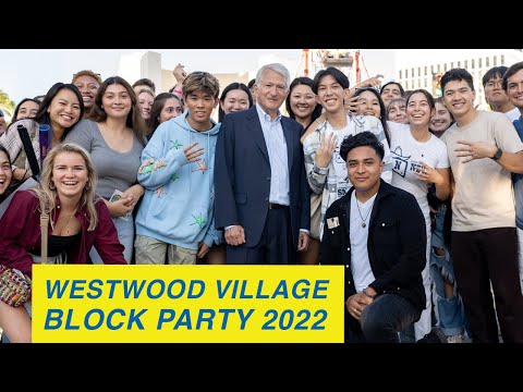 Westwood Village Block Party- Welcome Week 2022