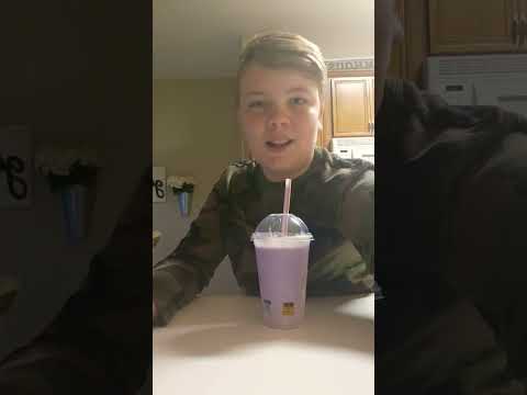 Trying the McDonalds Grimace Shake. #shorts #viral #mcdonalds