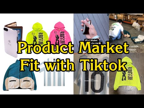 finding product market fit with TikTok - validate before going to market