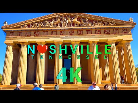 The Parthenon, Nashville Tennessee USA 4K - UHD