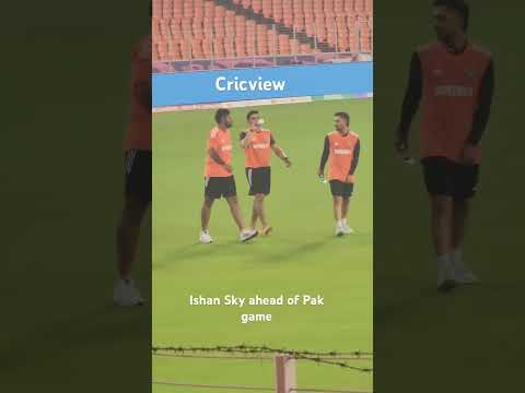 Ishan Sky ahead of India v Pak game #cricview