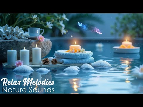 Spa Music and Water Sounds that Calm The Mind 🌺 Sleep Music, Relaxing Music