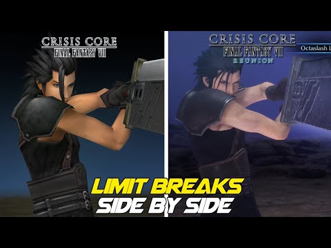 Final Fantasy VII Reunion - All Limit Breaks Comparison - Original vs Reunion - Side by Side