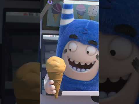 Ice Cream Showdown🍦 | Oddbods Shorts | #shorts #oddbods #cartoons