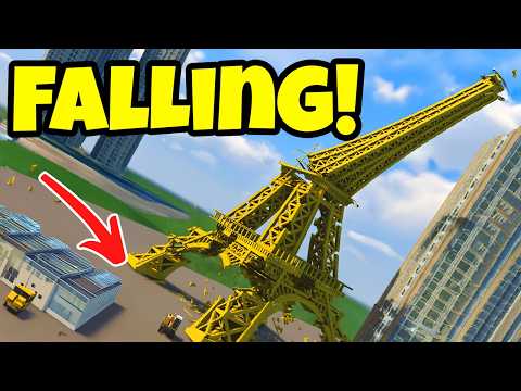 Eiffel Tower VS Earthquake! Teardown Physics