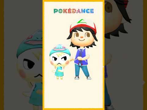 あつ森でPOKÉDANCE踊ってみた！【ポケダンス/ゆっきー】#pokemon #pokedance #shorts