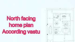 north facing house plan according vastu in hindi