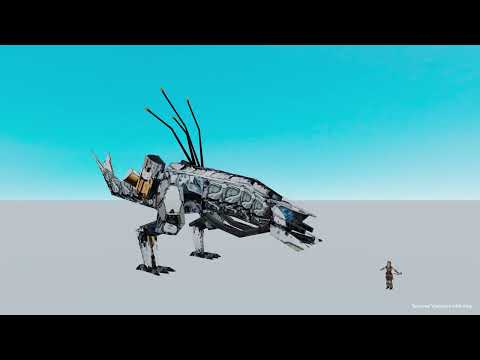 PS1 Style Horizon Zero Dawn Thunderjaw