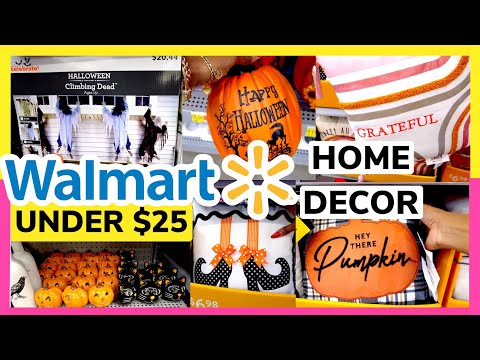 WALMART 🛍Under $25 🎃HALLOWEEN & 🍂FALL HOME DECOR 2022 | SHOP WITH ME | The Shopping Bestie