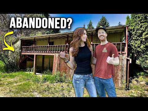 We Bought The CHEAPEST Property We Could Find (abandoned mobile home)