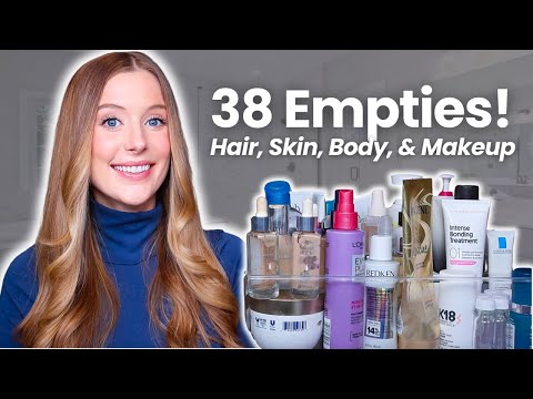 Beauty Empties 2025! Haircare, Skincare, Bodycare, & Makeup Products I've Used Up