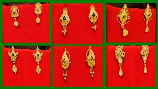 gold earrings tops designs for daily use //small earrings