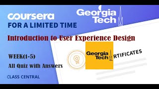 Introduction to User Experience Design, week(1-5) All Quiz with Answers.