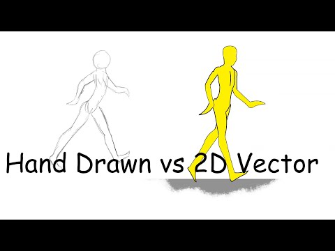 Hand Drawn vs 2D Vector Animation - 2D Animation Comparison