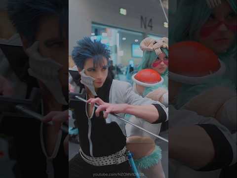 Grimmjow & Nelliel Bleach Cosplay mcm comic con 2024 #shorts