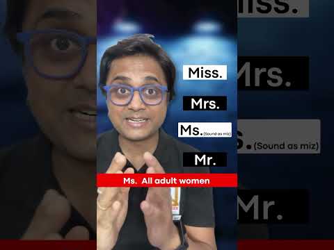 Difference Between Miss and Mrs  #vocabulary #englishlanguage #grammar