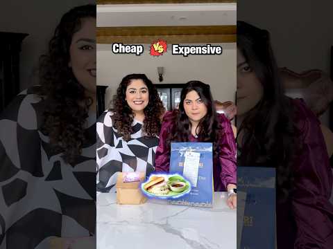 Cheap vs Expensive Vada Pav: Which One Wins? #foodchallenge #thakursisters