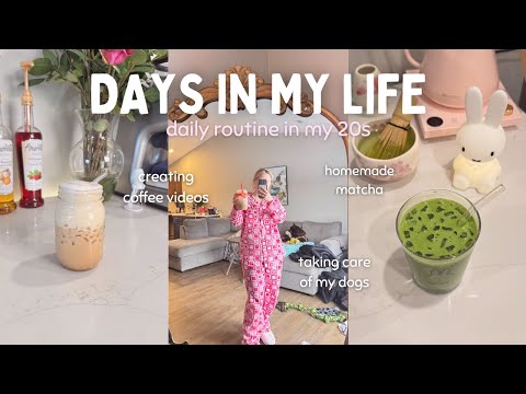 Days In My Life 🍵🎀✨  mental health, homemade matcha, creating content, unboxing pr, daily routine