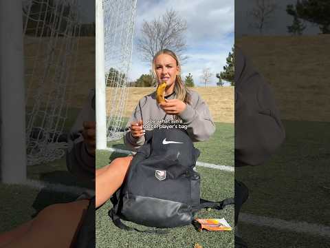 What’s REALLY in a soccer player’s bag #soccer #soccerplayer