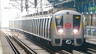 Metro Railfanning - Yellow Line Bombardier Metro | Delhi Metro Rail Corporation