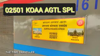 02501 KOAA AGTL SPL | Kolkata to Agartala Special Express Train | THE TIME TRAVELLER @Thetimetraveller_j