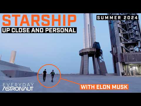 Join Elon Musk on a tour of Starship just before it launches! (w/ post launch interview)