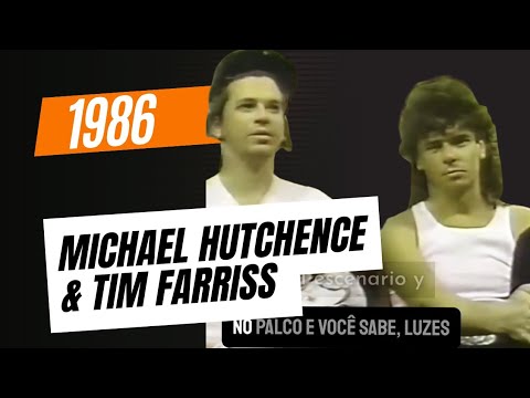 INXS Michael Hutchence e Tim Farriss no Rock and Roll Evening News