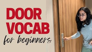 Daily Used English Words And Sentences -  🚪Door Vocabulary | #shorts #learnex #ananyaenglish