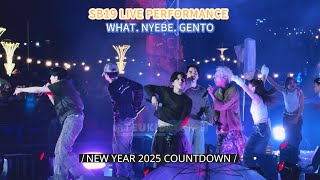 [4K] 2024.12.31 - SB19 - WHAT?!. NYEBE & GENTO at KAPUSO COUNTDOWN 2025