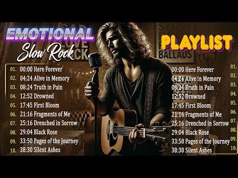 EMOTIONAL SLOW ROCK FULL ALBUM - AMERICAN ROCK SONG - FANTASTIC EMOTIONAL MELODY❤‍🔥