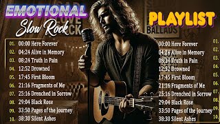 EMOTIONAL SLOW ROCK FULL ALBUM - AMERICAN ROCK SONG - FANTASTIC EMOTIONAL MELODY❤‍🔥