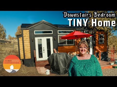 She Loves Her Tiny HOUSE with Downstairs Bedroom despite BIG Leak