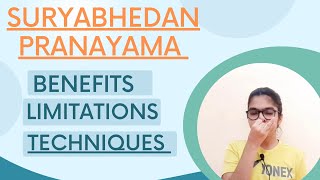 Suryabhedan Pranayama | Benefits | Limitations | Techniques| Pranayama