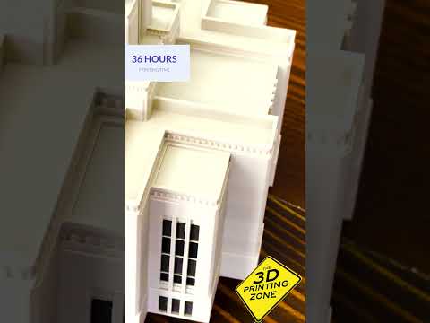 36 Hour 3D Print - Saratoga Springs Utah Temple