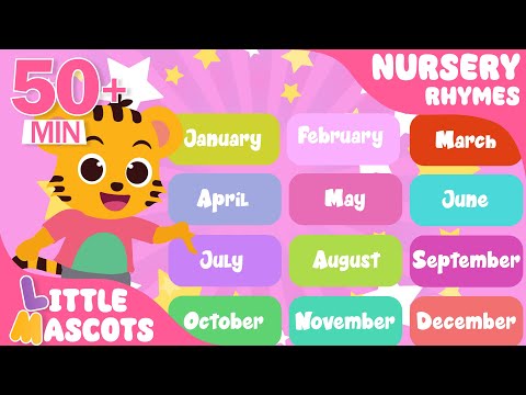 ✨Months Of The Year + Thank You Song + more Little Mascots Nursery Rhymes & Kids Songs