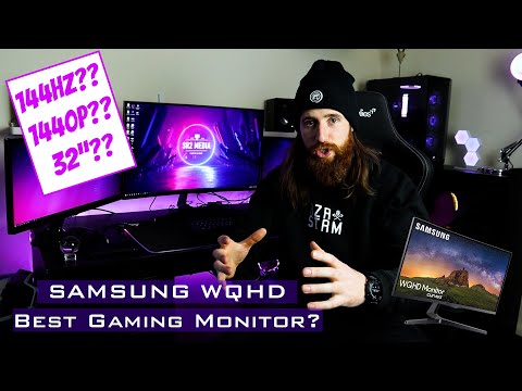 The Best Gaming Monitor! Samsung WQHD 1440p, 144hz, 32 inch curved!