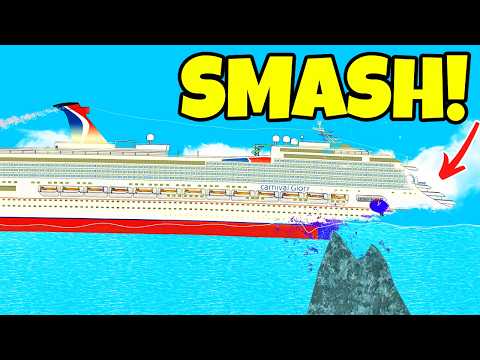 Captain CRASHES CRUISE SHIP INTO ICEBERG! | Floating Sandbox Simulator